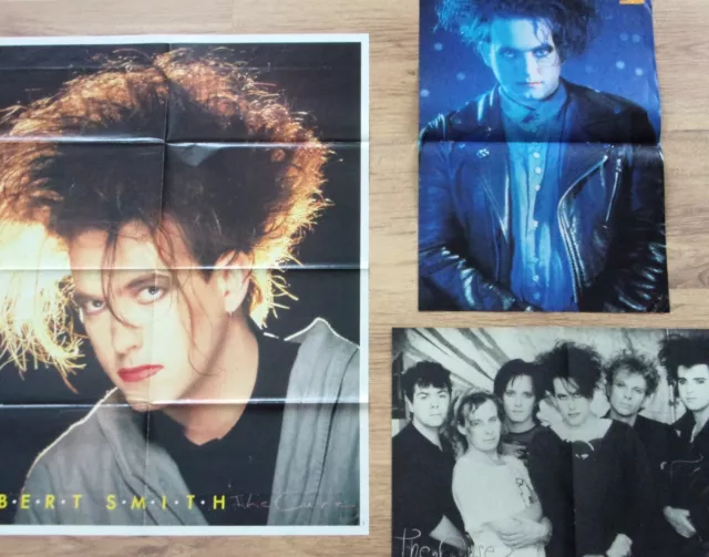 3 THE CURE - Poster !!! rare 80s collection Sammlung lot XL A3 ROBERT SMITH