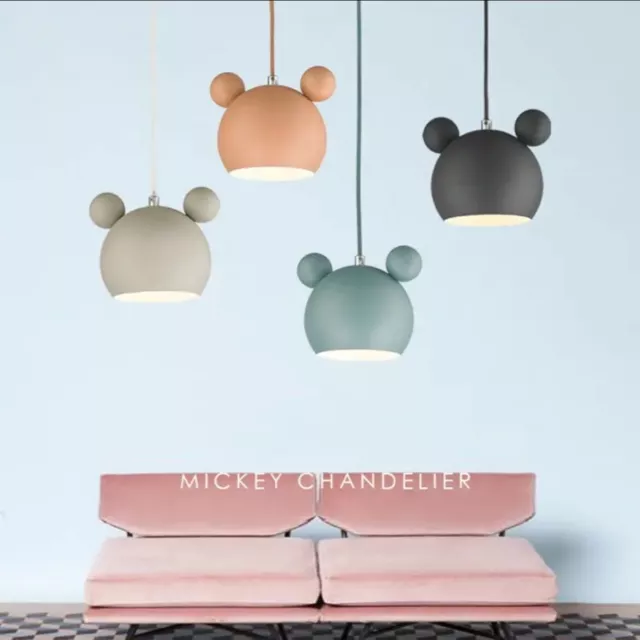 Disney Mickey Mouse chandelier Led Pendant Light Fixture multicolor