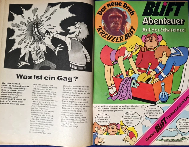 Micky Maus Comic Heft Nr.1 mit SB+ Beilage 1971 gut Z 1-2/2 (5792) 3