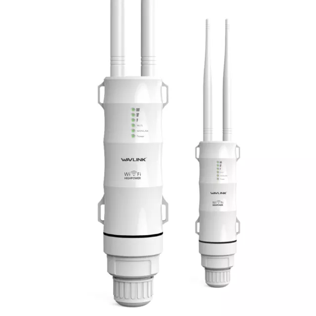 WAVLINK AC600 IP65 Outdoor Wireles Repeater 2.4G&5G Wifi Range Extender Booster