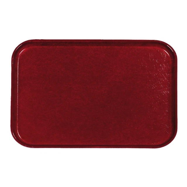 Carlisle 1612FG97030 Glasteel Red Fiberglass Tray - 12 / CS