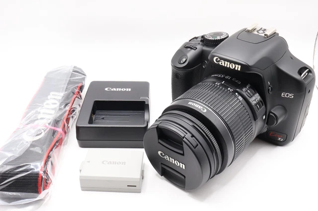 CANON EOS KISS X2 DSLR Body EF-S 18-55mm Lens JAPAN [MINT