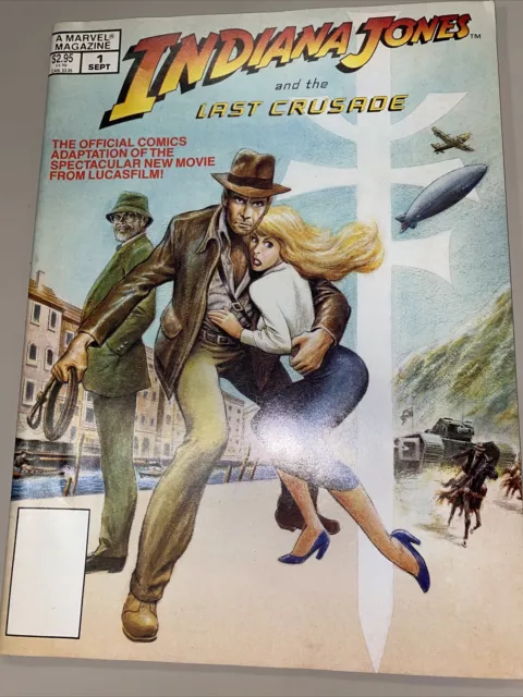 Indiana Jones and the Last Crusade #1 (Marvel 1989) Movie Comic Magazine