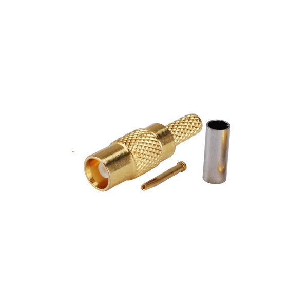10pcs MCX Crimp Jack Female for LMR100 RG316 RG174 cable ST RF Coax Connector