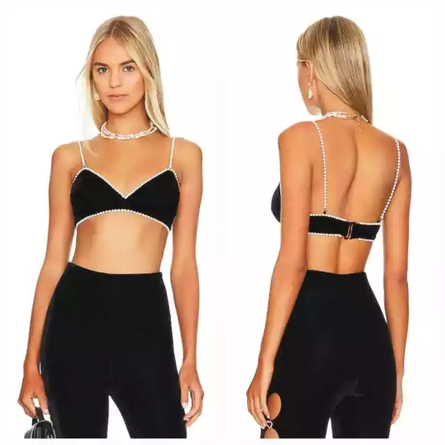 MAJORELLE Amore Top in Black Medium