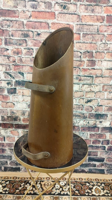 Supporto ombrellone vintage antico legno carbone insolito raro acceso antico