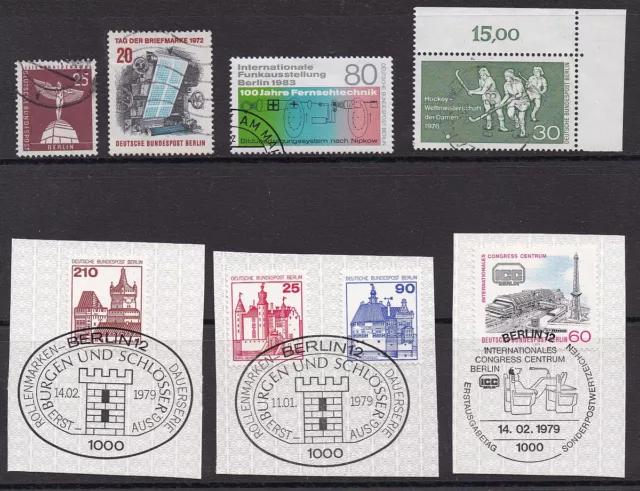 Briefmarken Berlin West,  Lot gestempelt