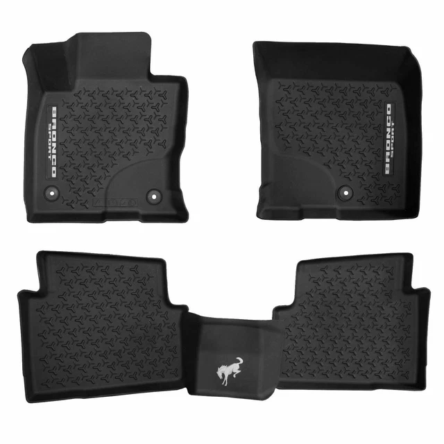 NEW OEM 2021 2022 Ford Bronco SPORT Rubber Contour Floor Liners Set
