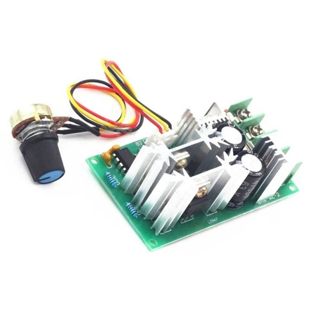 Ricambio Dc Motore Velocità Controller Cablato Potenziometro Regolazione Scorre
