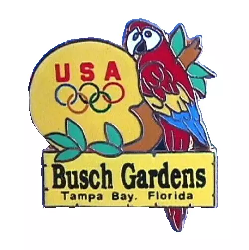 USA 1996 OLYMPICS PIN Vintage ATLANTA Parrot Tampa Bay FLORIDA Enamel NEW