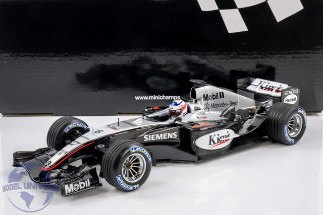 RAIKKONEN 2003 MCLAREN MERCEDES MP4-17d MINICHAMPS 1/43 F1 Miniature EUR 47,00 - FR