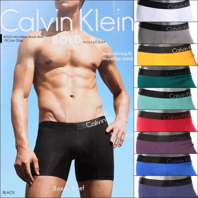 Calvin Klein Men's Boxer Brief Ck U8908 Bold Micro Low Underwear Seamless  Trunks