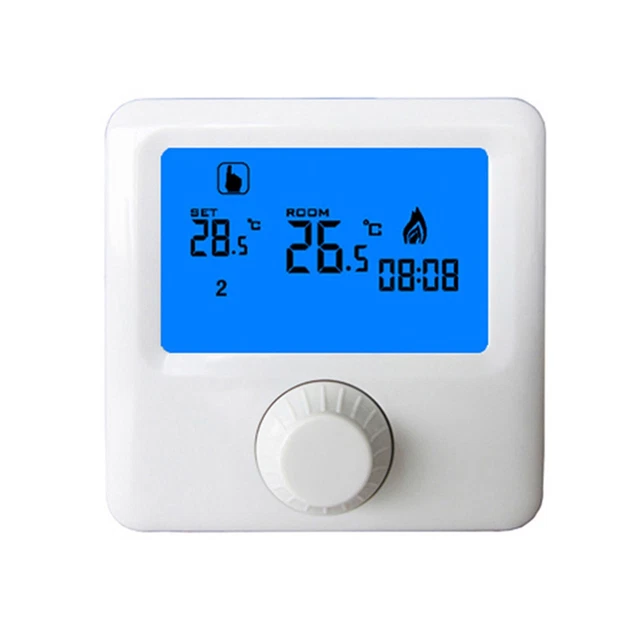 LCD Wireless Room Wall Tthermostat Gas Boiler Underfloor Heating Thermostats New