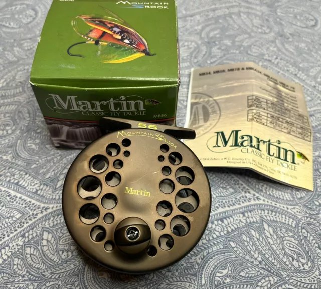 MARTIN MOUNTAIN BROOK 56 MB56 Fly Fishing Reel Size 5/6 - New Open