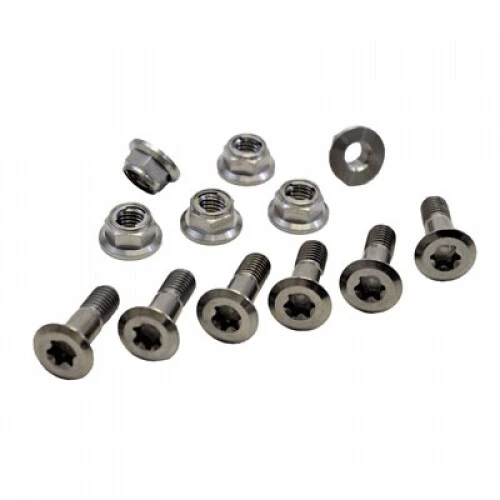 Warp 9 Titanium Sprocket Bolt Set TI-SPROBOLT for Motorcycle
