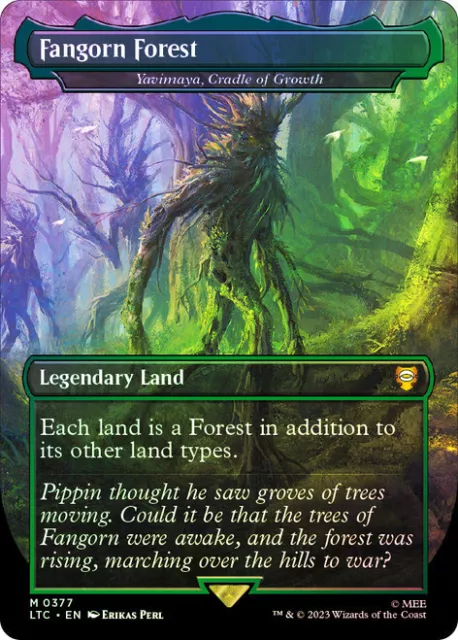 MTG LORD OF the Rings Delighted Halfling *Prerelease Borderless