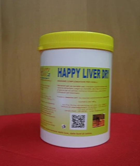 HAPPY LIVER dry mangime complementare per cavalli 500 g Happy Horse