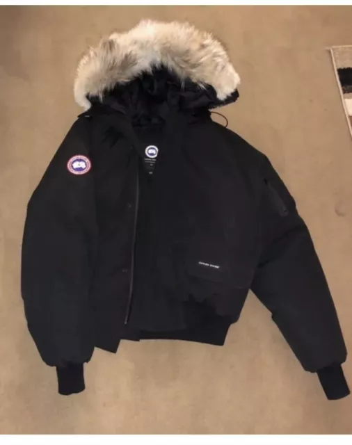 CANADA GOOSE MEN'S CHILLIWACK BOMBER JACKET Coat BLACK  Size XL