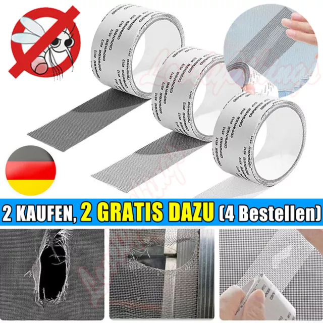 Fensternetz Reparatur Fliegengitter  Fliegennetz Insektenschutz Patch Klebeband_