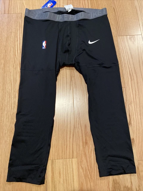 NIKE PRO COMBAT NBA 3/4 COMPRESSION PANTS Player Issued Mens 4XL