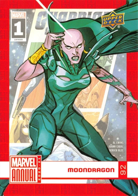 MOONDRAGON / Marvel Annual 2020-21 (UD 2022) BASE Trading Card #92