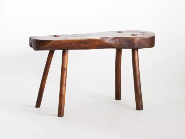 Primitive Beech Table, French Mid 20th Century