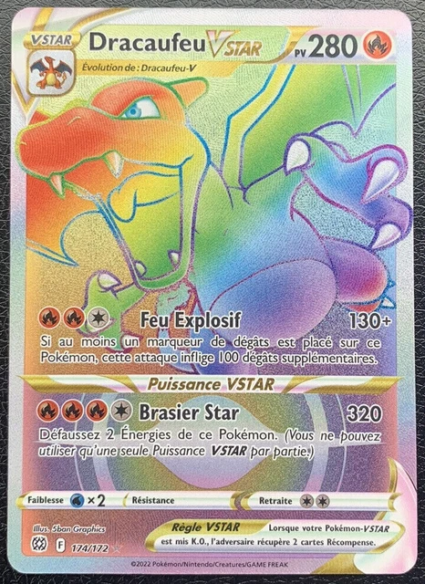 Pokemon Charizard VSTAR - 174/172 - Secret Rare - Espada Y Escudo