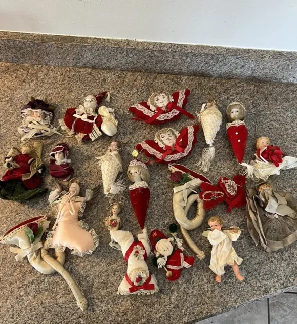 Vintage Kurt And Adler Christmas Ornaments Lot Of 19- Nice!!