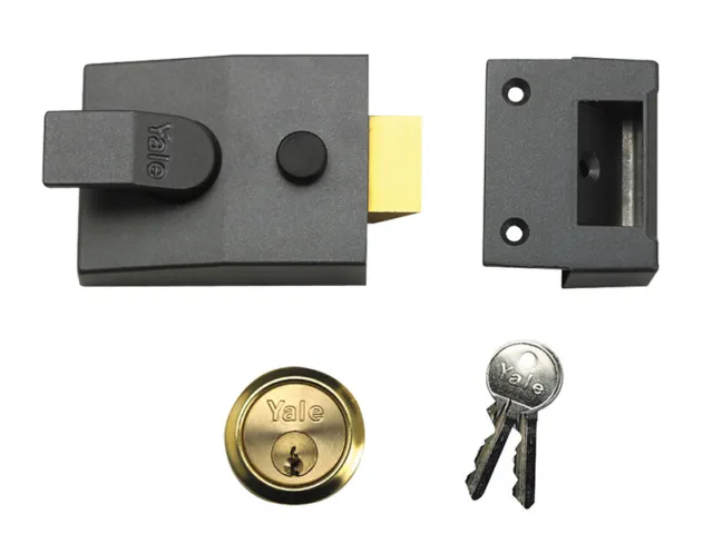 Yale Locks 89 Interblocage Verrou 60mm Appui Tête Dmg Finir Boite