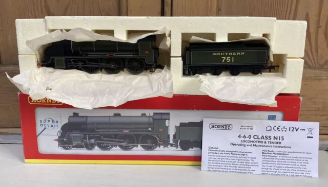 Hornby R2723 ‘Etarre’ - Sr 4-6-0 Class N15 Locomotive - Dcc Ready - Great Cond.