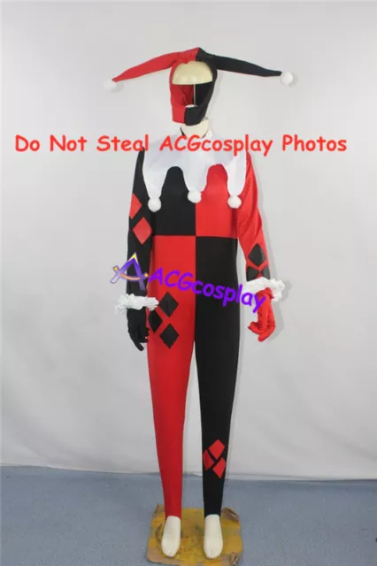 HARLEY QUINN COSPLAY costume dc batman cosplay incl boots covers eye ...