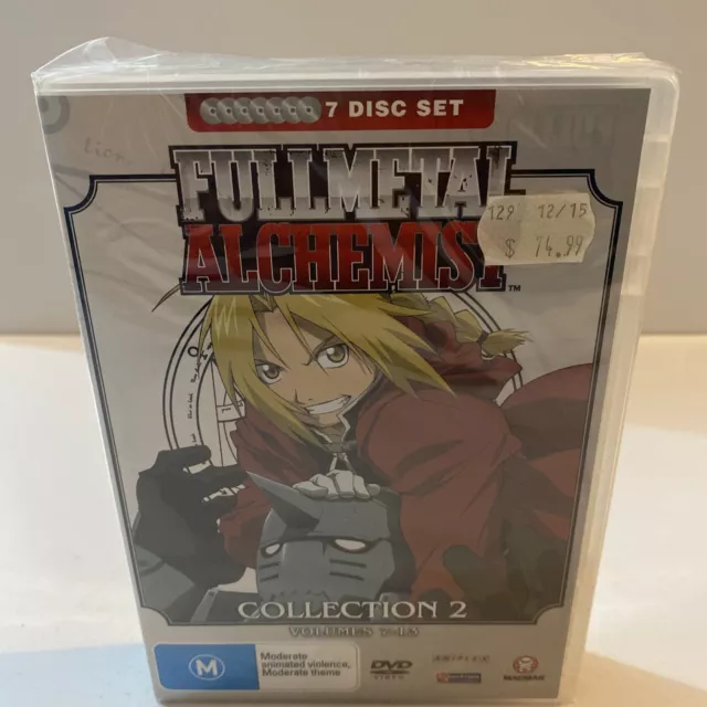 Fullmetal Alchemist Brotherhood 2009 Episodes 15-30 TAIWAN 4-DVD BOX SET  LIMITED