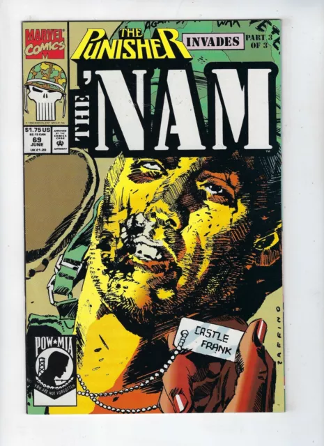 THE NAM # 69 (MARVEL Comics, PUNISHER Invades Part 3, JUNE 1992) VF