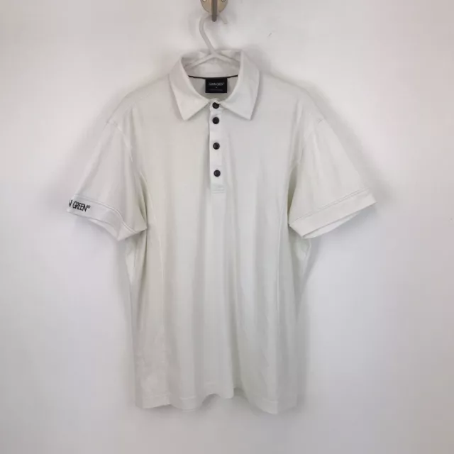 Galvin grünes Poloshirt Golf weiß Gr. Medium Herren