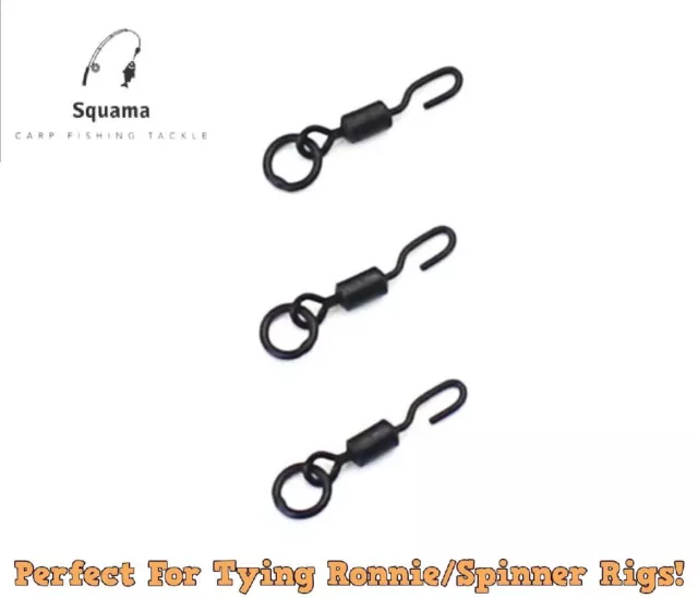 Ronnie Swivels / Spinner Swivels Size 11 Carp Fishing Swivels For Ronnie Rigs