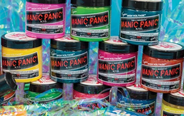 Manic Panic HIGH VOLTAGE Cream Semi-Permanent Vegan Hair Dye 4 oz - CHOOSE COLOR