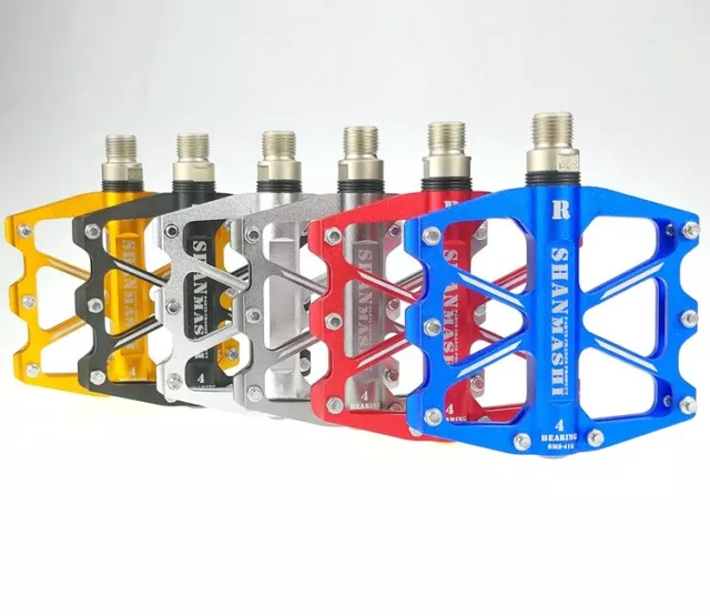 Aluminum Road MTB Mountain Bike Pedal Sealed Bearing Flat-Platform Pedals 418