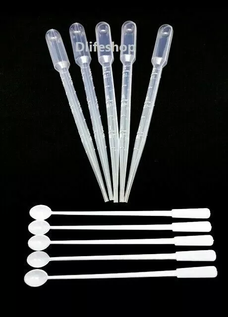 Micro Spoon+Dropper For Feeder Food Betta Killifish Fairy Shrimp Small Fish.