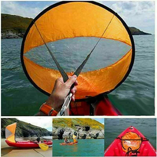 Voile De Kayak Gonflable Rouge – Voile Instantanée Pour Canoë, Planche