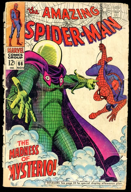 Amazing Spider Man #66 Low Grade 1968 Complete - 25 Cent Combined Shipping