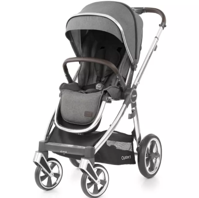 Babystyle Oyster 3 Pushchair / Stroller / Buggy - Mercury - Birth to 22kg