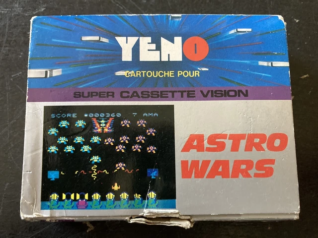 Jeu YENO Super Cassette Vision - Battle In Galaxy - Bon état, Complet