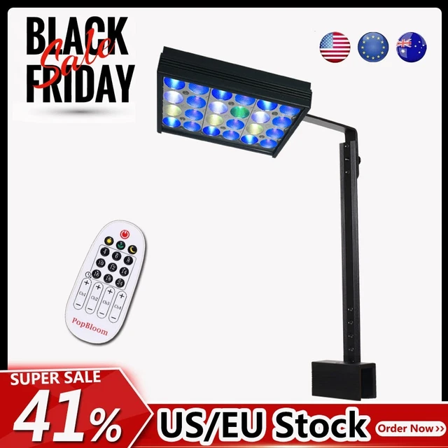 LED Aquarium Lighting Dimmable Fish Tank Light for Reef Aquarium Saltwater Lamp