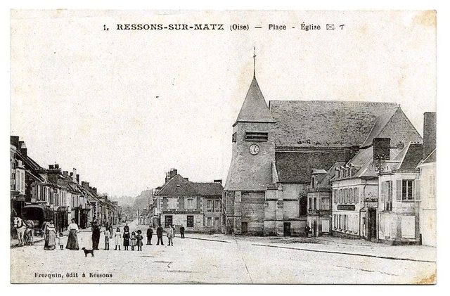 (S-104623) FRANCE - 60 - RESSONS SUR MATZ CPA      FREZQUIN ed.