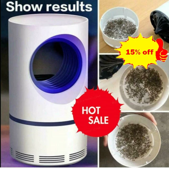 Electric Fly Bug Trap Mosquito Insect Killer LED Light Control Pest New 2022