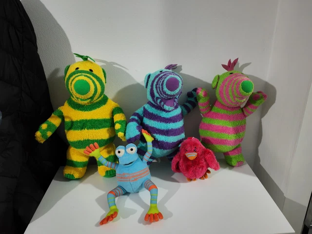 THE FIMBLES SOFT Toys 2002 - Florrie, Fimbo, Baby Pom, Rockit & Bessie ...