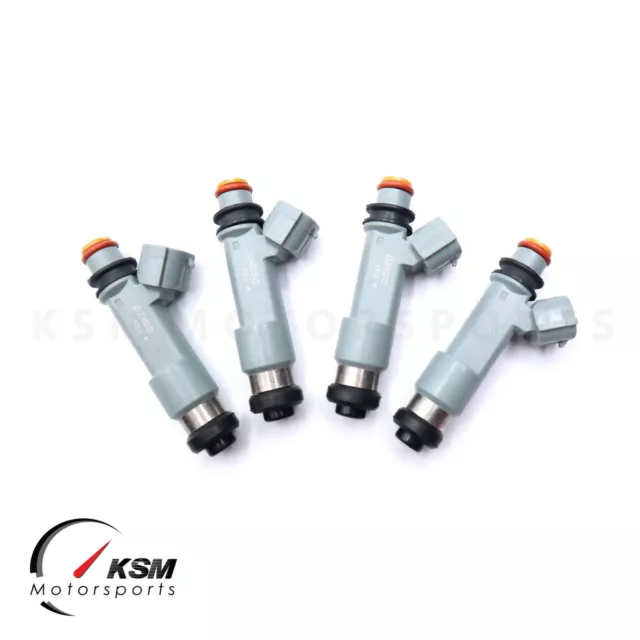 Set of 4 KSM 1200cc fit Denso Style Injectors for Mazda Miata Mx5 Turbo 1.6 1.8
