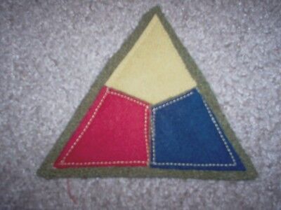 WWI US Army Tank Corps patch AEF wool