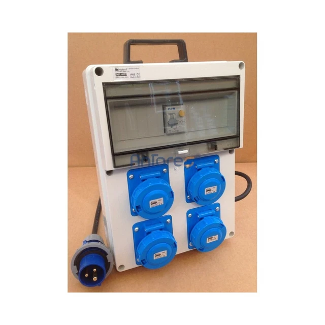 Quadro Elettrico Da Cantiere Munloo - 16A, 220V, Con Prese Industriali, Per Interni Ed Esterni - Foto 10