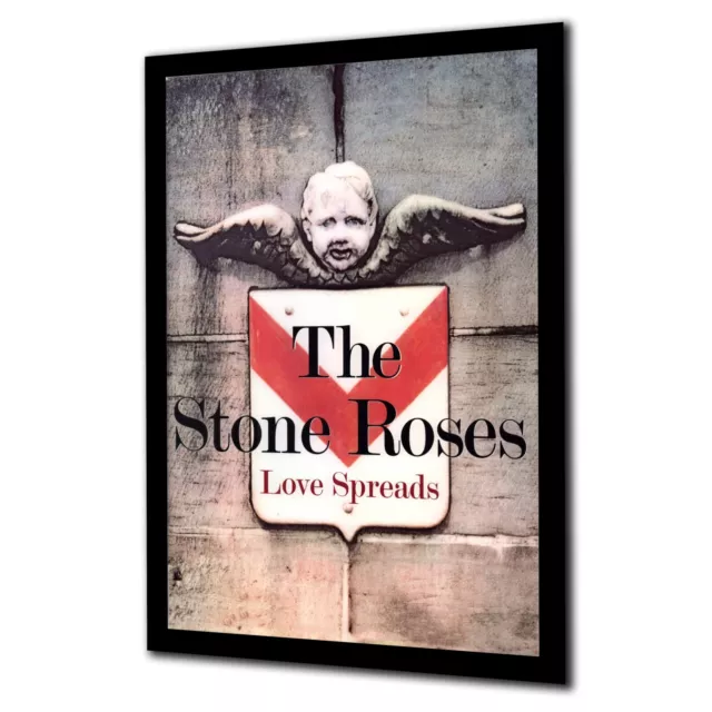 Poster Inspired by Stone Roses Love Spreads Single Madchester Legend Tribute